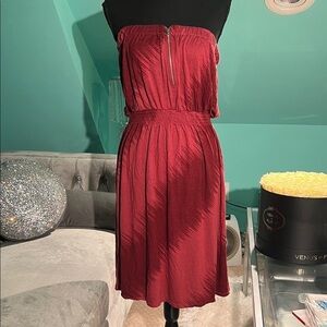 🔥Vintage Gap Strapless Red Dress🔥